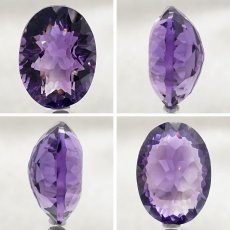 画像2: 【 一点もの 】 アメジスト ルース 14.1ct ウルグアイ産 オーバルカット Amethyst 2月誕生石 紫水晶 裸石 天然石 パワーストーン カラーストーン (2)