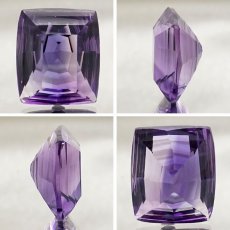 画像2: 【 一点もの 】 アメジスト ルース 23.4ct ウルグアイ産 スクエアカット Amethyst 2月誕生石 紫水晶 裸石 天然石 パワーストーン カラーストーン (2)