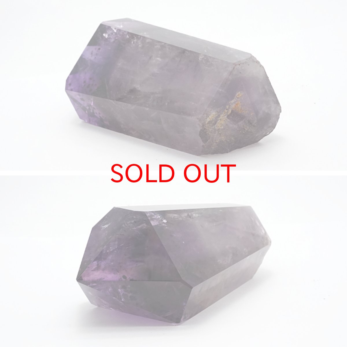 画像3: 【一点もの】 アメジストファントム 六角柱 約447g ブラジル産 ファントムクォーツ アメジスト ポイント amethyst 原石 風水 置物 浄化 天然石 パワーストーン カラーストーン (3)