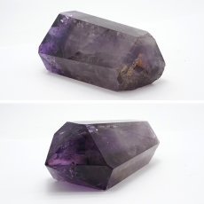 画像3: 【一点もの】 アメジストファントム 六角柱 約447g ブラジル産 ファントムクォーツ アメジスト ポイント amethyst 原石 風水 置物 浄化 天然石 パワーストーン カラーストーン (3)