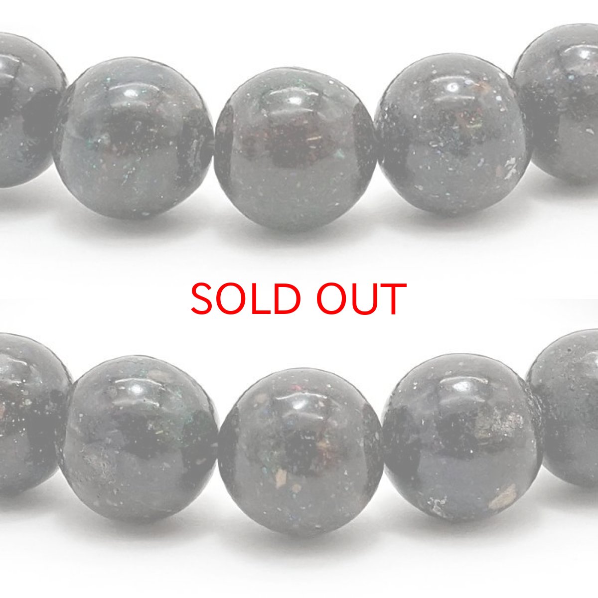 画像2: 【 一点もの 】 ブラックオパール 9.5mm ブレスレット オーストラリア産 オパール Black opal 10月誕生石 天然石 パワーストーン カラーストーン (2)