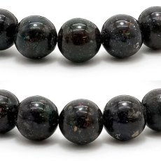 画像2: 【 一点もの 】 ブラックオパール 9.5mm ブレスレット オーストラリア産 オパール Black opal 10月誕生石 天然石 パワーストーン カラーストーン (2)