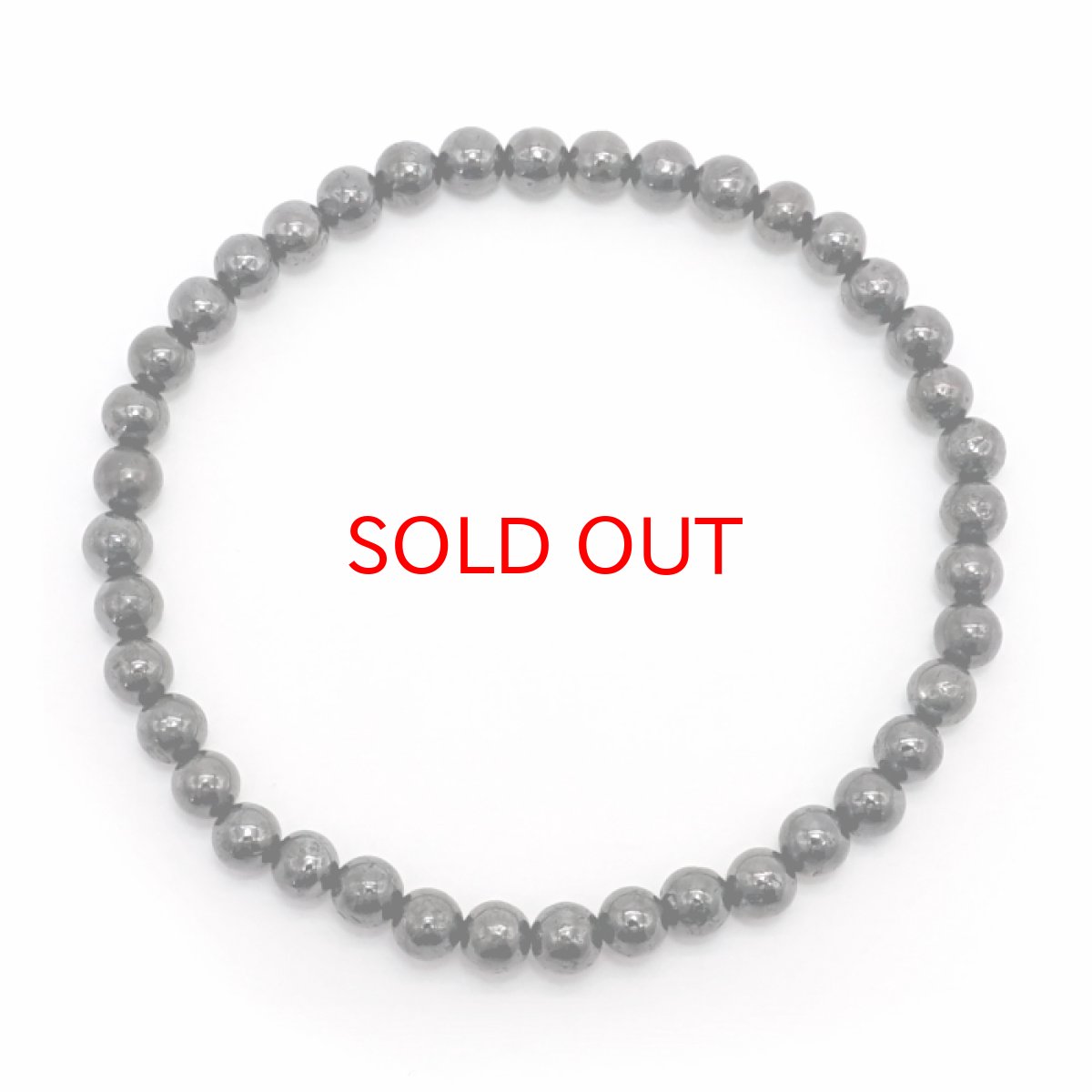 画像3: 【一点もの】 ブラックダイヤモンド 5mm ブレスレット ナイジェリア産 【鑑別書付き】 天然ダイヤモンド Black Diamond 天然石 パワーストーン カラーストーン (3)