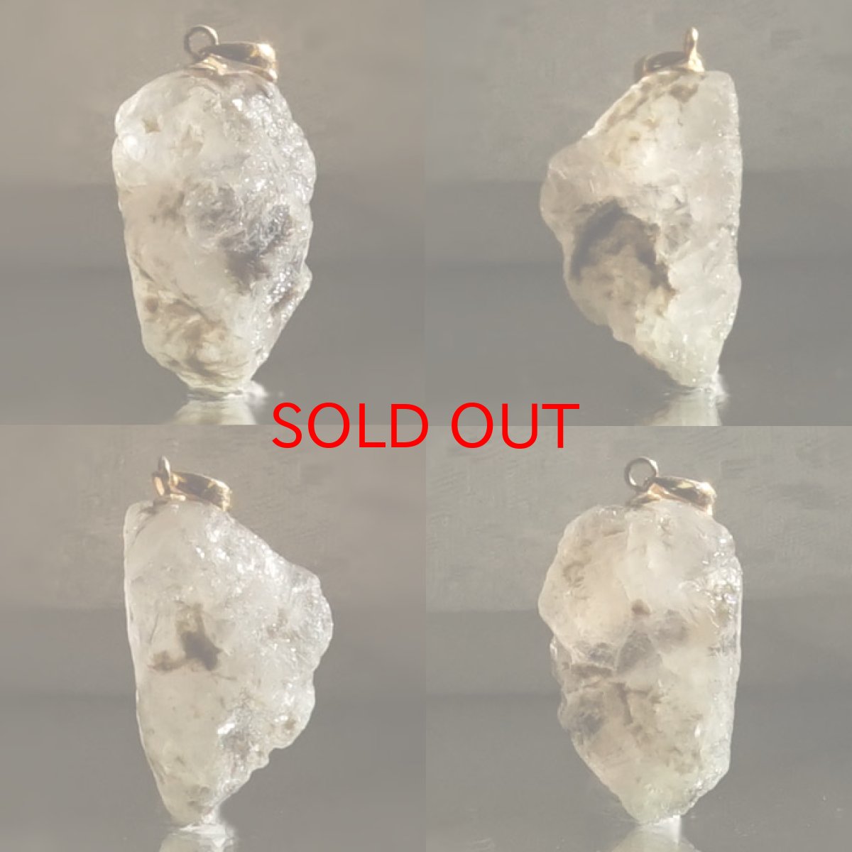 画像2: 《二次鉱床産 ナチュラル原石》 フェナカイト ラフ 原石 ペンダントトップ K18 14.6ct 日本製 【 1点もの 】ロシア産 ラフ原石 Phenakite 希少石 レア  天然石 フェナス石 鉱物 ネックレス 【 送料無料 】パワーストーン 浄化 お守り 天然石 カラーストーン (2)