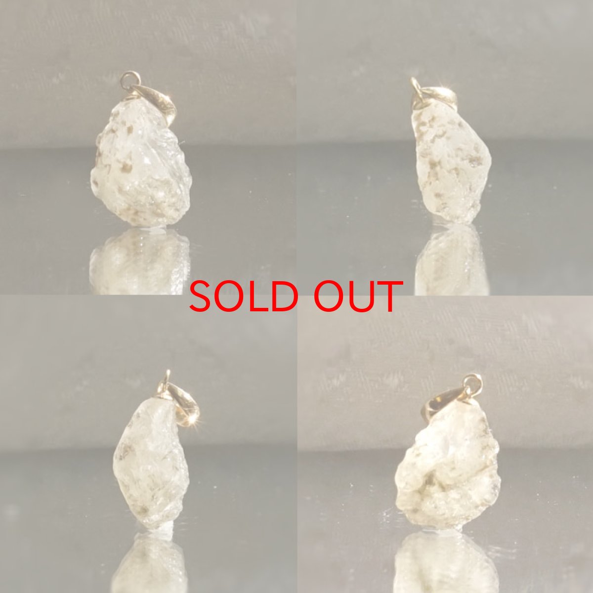 画像2: 《二次鉱床産 ナチュラル原石》 フェナカイト ラフ 原石 ペンダントトップ K18 3.9ct 日本製 【 1点もの 】ロシア産 ラフ原石 Phenakite 希少石 レア  天然石 フェナス石 鉱物 ネックレス 【 送料無料 】パワーストーン 浄化 お守り 天然石 カラーストーン (2)