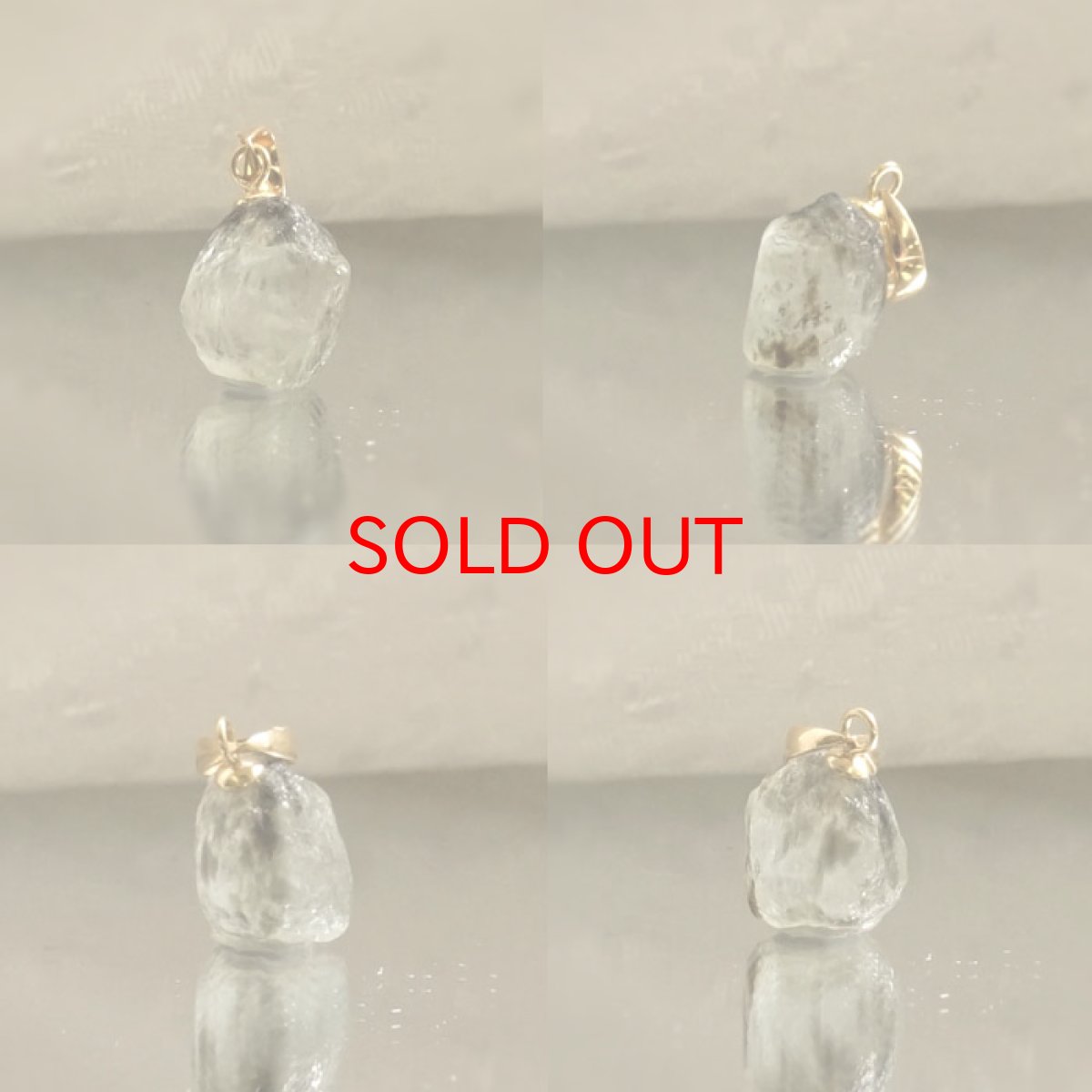 画像2: 《二次鉱床産 ナチュラル原石》 フェナカイト ラフ 原石 ペンダントトップ K18 2.7ct 日本製 【 1点もの 】ロシア産 ラフ原石 Phenakite 希少石 レア  天然石 フェナス石 鉱物 ネックレス 【 送料無料 】パワーストーン 浄化 お守り 天然石 カラーストーン (2)