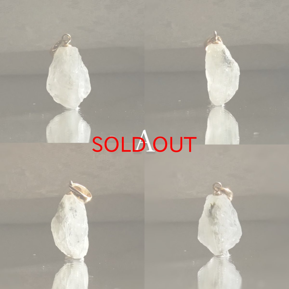 画像2: 《二次鉱床産 ナチュラル原石》 フェナカイト ラフ 原石 ペンダントトップ K18 5.3ct 日本製 【 1点もの 】ロシア産 ラフ原石 Phenakite 希少石 レア  天然石 フェナス石 鉱物 ネックレス 【 送料無料 】パワーストーン 浄化 お守り 天然石 カラーストーン (2)