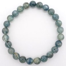 画像3: 【一点もの】 グリーンブルーカイヤナイト 7mm ブレスレット タンザニア産 Green Blue Kyanite 天然石 パワーストーン 【送料無料】 カラーストーン (3)