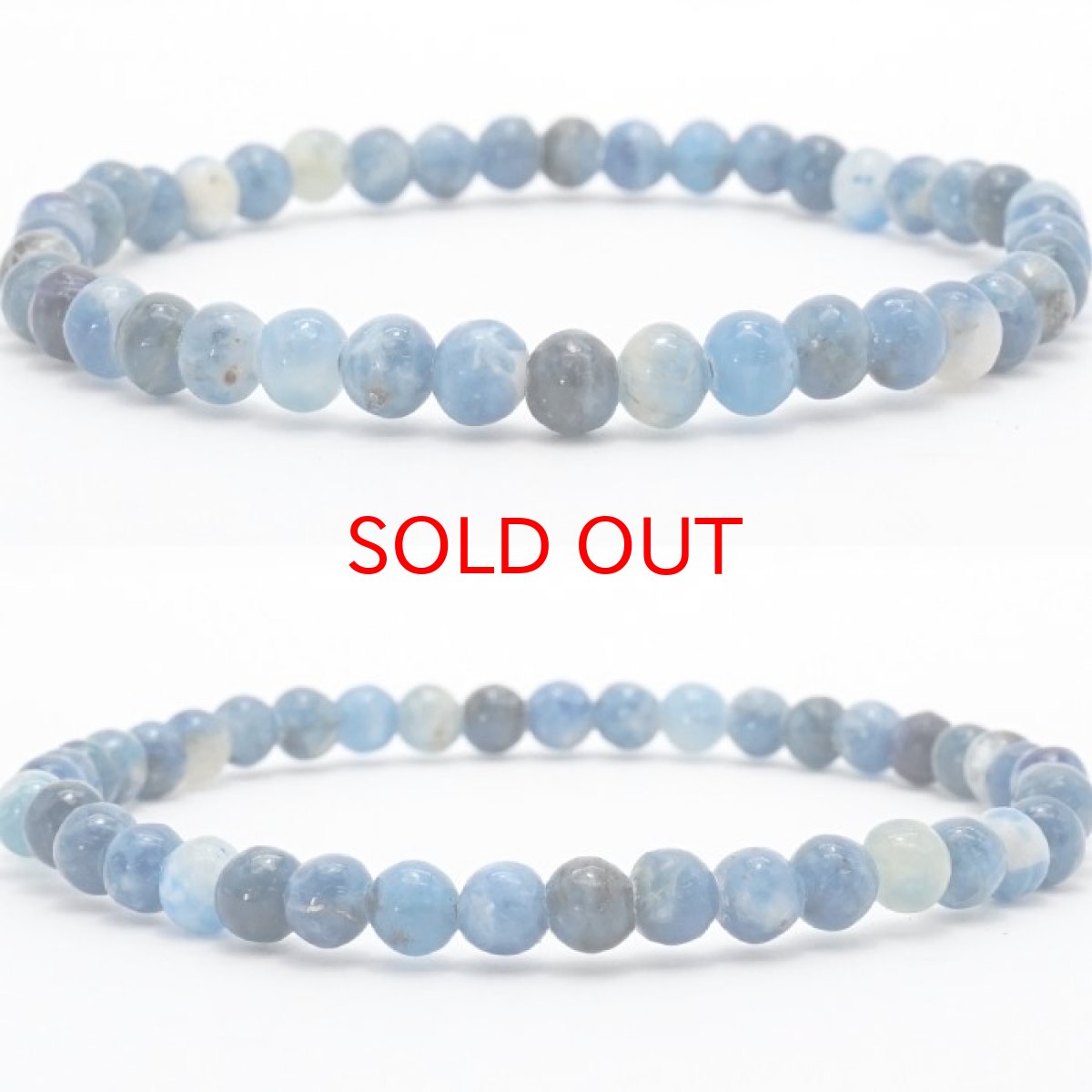 画像2: 【一点もの】 アフガナイト 5mm ブレスレット アフガニスタン産 Afghanite アフガン石 希少 天然石 パワーストーン カラーストーン (2)