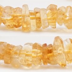 画像2: シトリン さざれ ブレスレット 9mm ブラジル産 Citrine 黄水晶 お守り 浄化 天然石 パワーストーン カラーストーン (2)