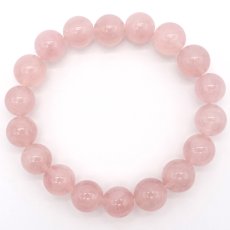 画像3: 【 一点もの 】 ディープローズクォーツ 11mm マダガスカル産 ブレスレット Deep Rose quartz 紅石英 バラ石英 天然石 パワーストーン カラーストーン (3)