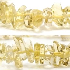 画像2: レモンクォーツ さざれ ブレスレット 8mm ブラジル産 Lemon Quartz 水晶 天然石 パワーストーン カラーストーン (2)