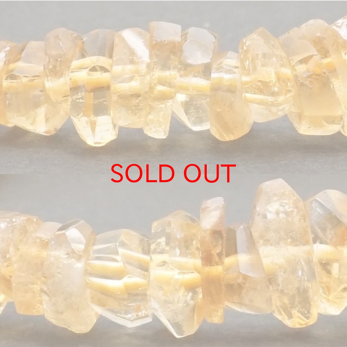 画像3: シトリン さざれ ブレスレット 9mm ブラジル産 Citrine 黄水晶 お守り 浄化 天然石 パワーストーン カラーストーン (3)