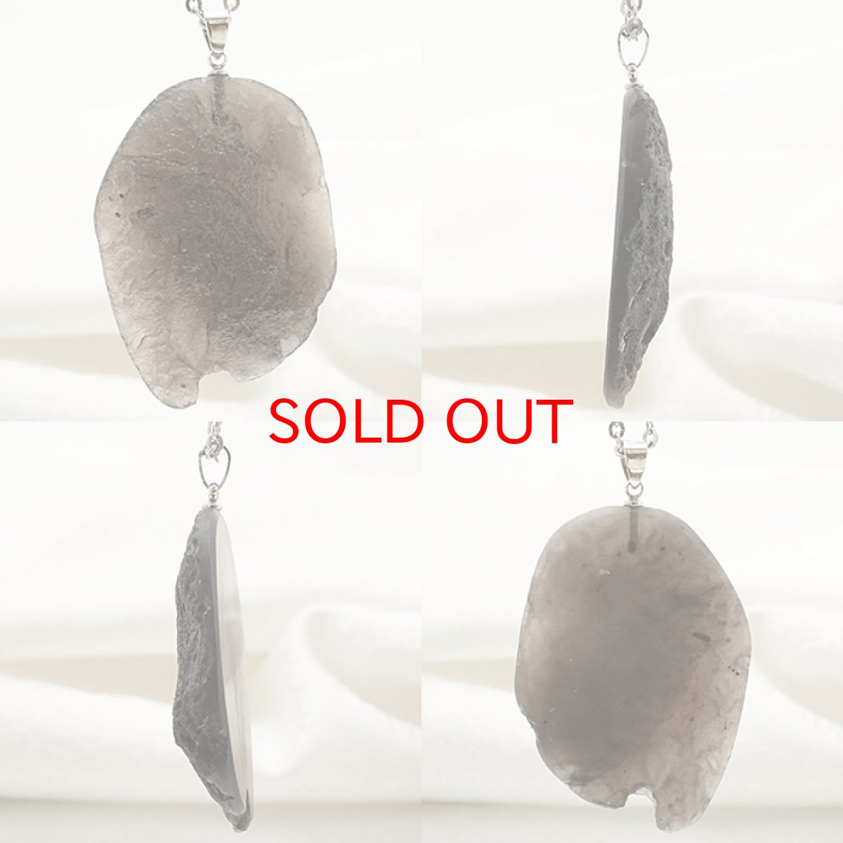 画像2: アグニマニタイト ペンダントトップインドネシア産 H&E社推奨【 一点物 】 天然ガラス 超希少原石 テクタイト レア 天然石 パワーストーン カラーストーン ステンレス シルバー (2)