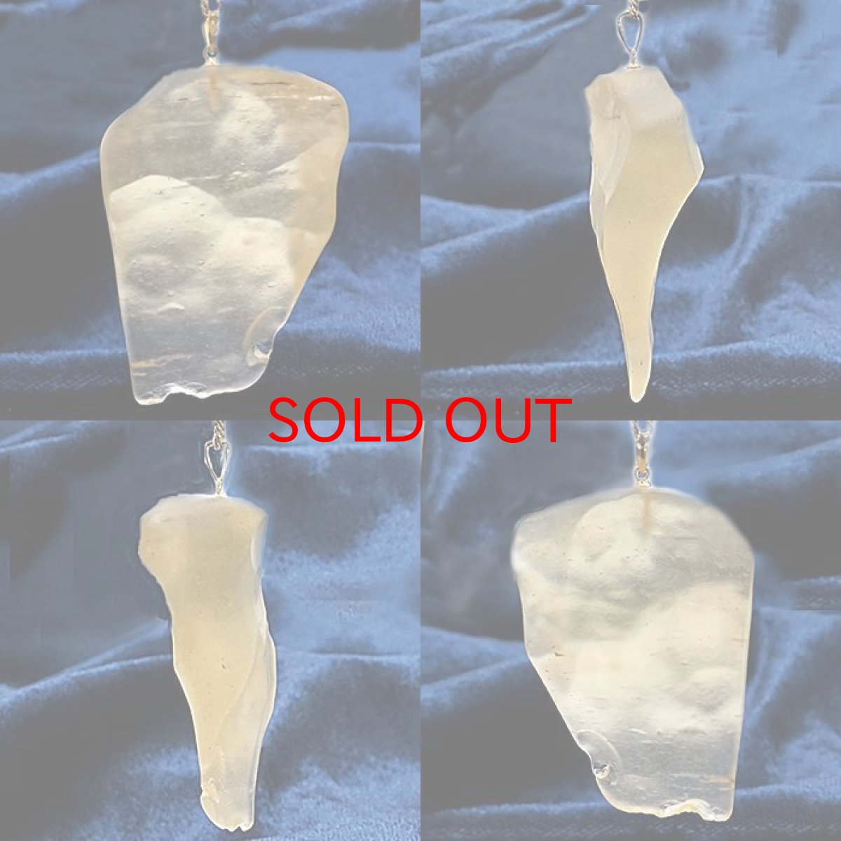 画像2: 【一点物】リビアングラス ペンダントトップ K18 リビア砂漠産 Libyan glass ガラス 隕石 宇宙 ガラス質 癒し 天然石 パワーストーン カラーストーン (2)