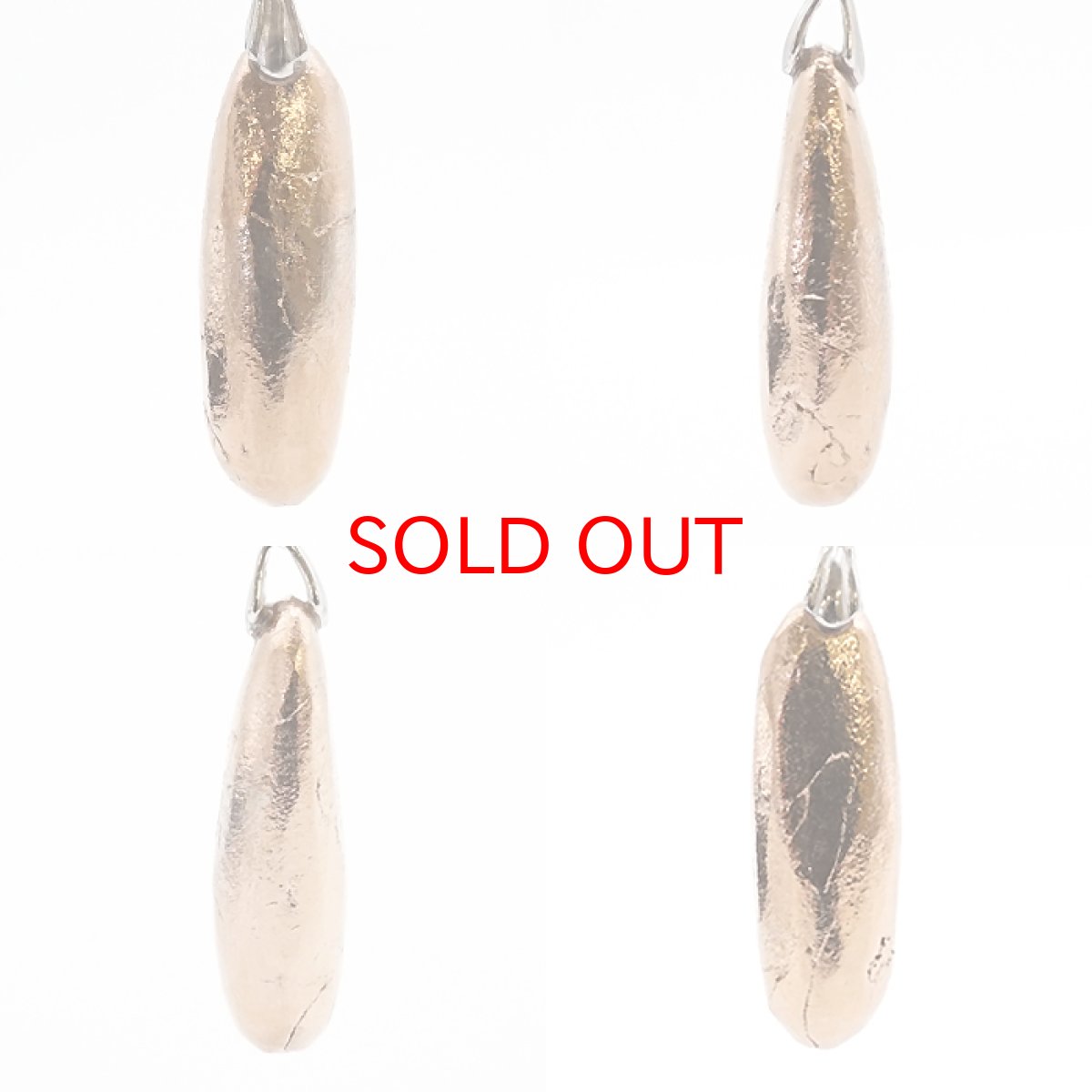 画像2: 【一点物】 ギベオン ペンダントトップ ピンクゴールド ナミビア産 SV925 タンブル型 日本製 メッキ加工 宇宙のパワー 隕石 チャネリング 浄化 天然石 パワーストーン カラーストーン (2)