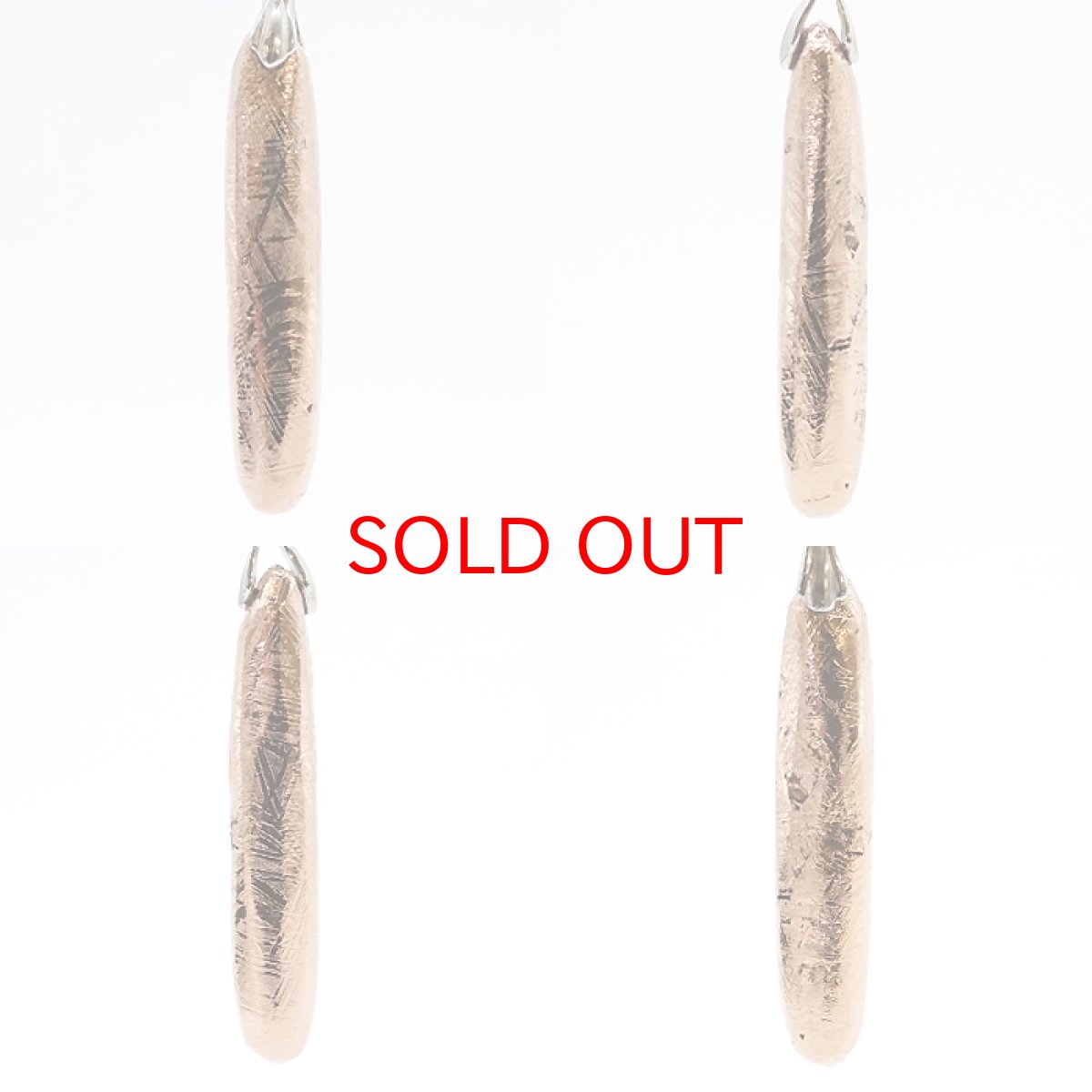 画像2: 【20%OFFセール】 【一点物】 ギベオン ペンダントトップ ピンクゴールド ナミビア産 SV925 タンブル型 日本製 メッキ加工 宇宙のパワー 隕石 チャネリング 浄化 天然石 パワーストーン カラーストーン (2)