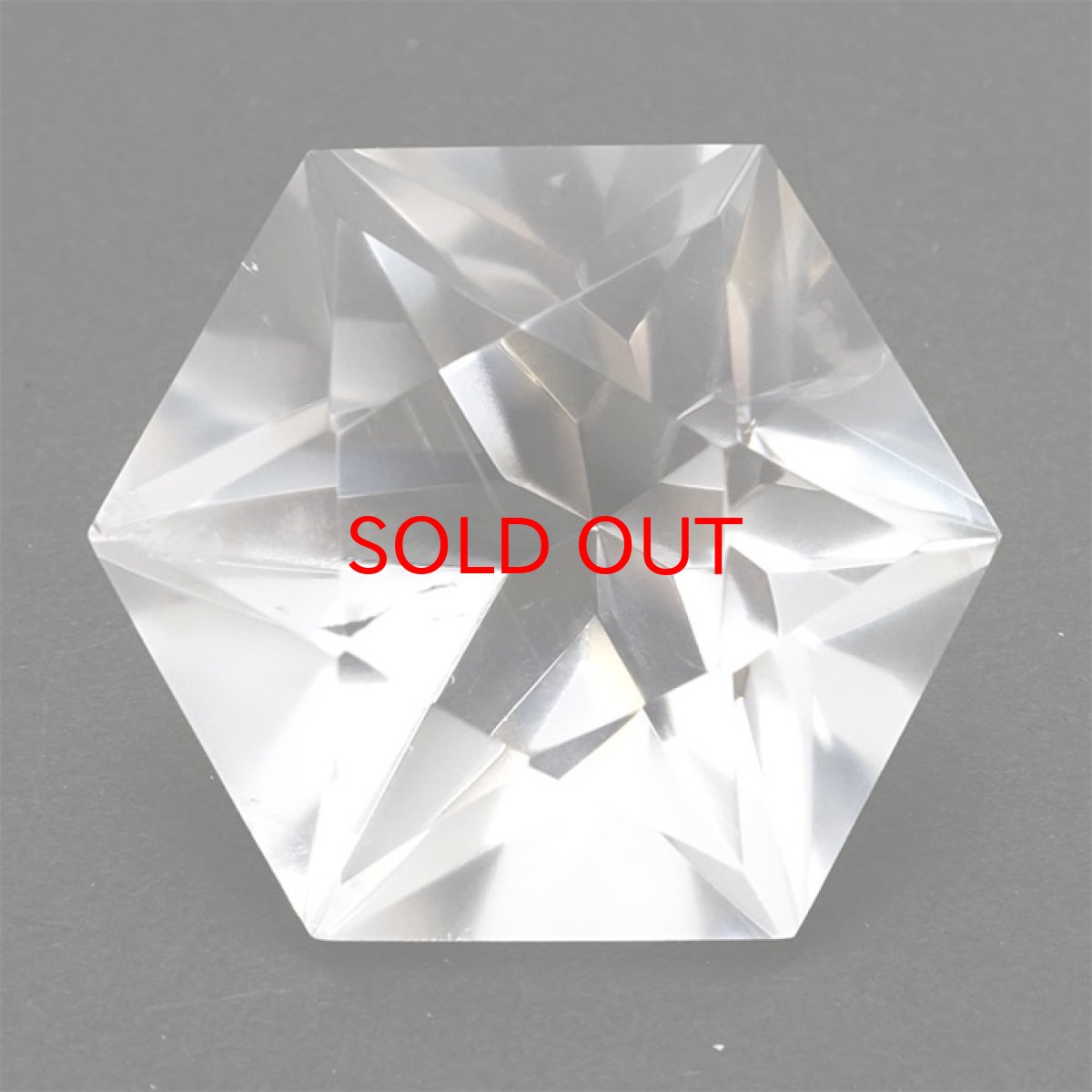 画像2: 【一点もの】 ハンドカット 天然水晶 アステロイド形 約43.1g ブラジル産 天然石 パワーストーン カラーストーン (2)