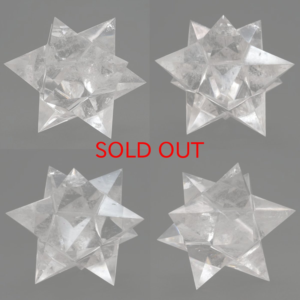 画像2: 【一点もの】 ハンドカット 天然水晶 マカバスター 約241.5g ブラジル産 天然石 パワーストーン カラーストーン (2)