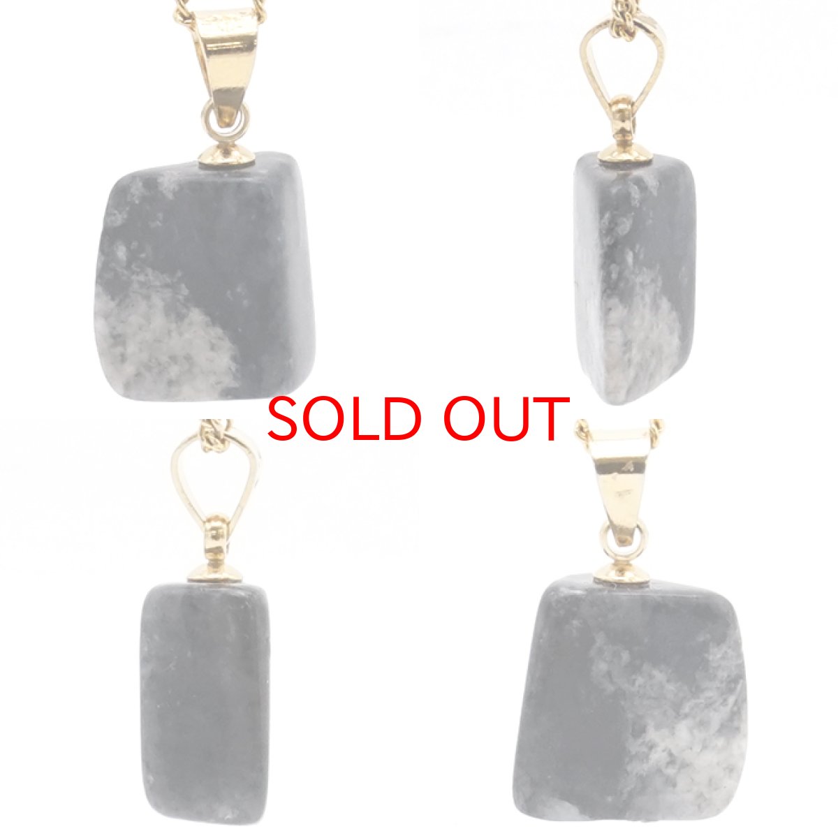 画像2: 【一点もの】【 日本の石 】 糸魚川翡翠 ペンダントトップ 新潟県産 ブラック 黒 Itoigawa Jade 翡翠 ひすい 日本製 ゴールド ネックレス トップ お守り 天然石 パワーストーン 日本銘石 カラーストーン (2)