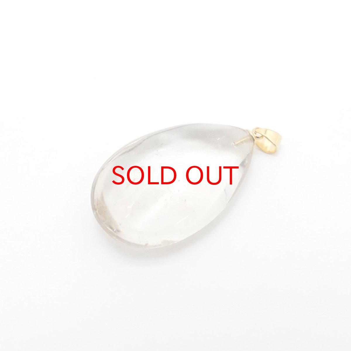 画像3: 【 一点物】 ガーデンクォーツ ペンダントトップ 16.3g ブラジル産 庭園水晶 水晶 Garden Quaetz ゴールド 日本製 天然石 パワーストーン カラーストーン (3)