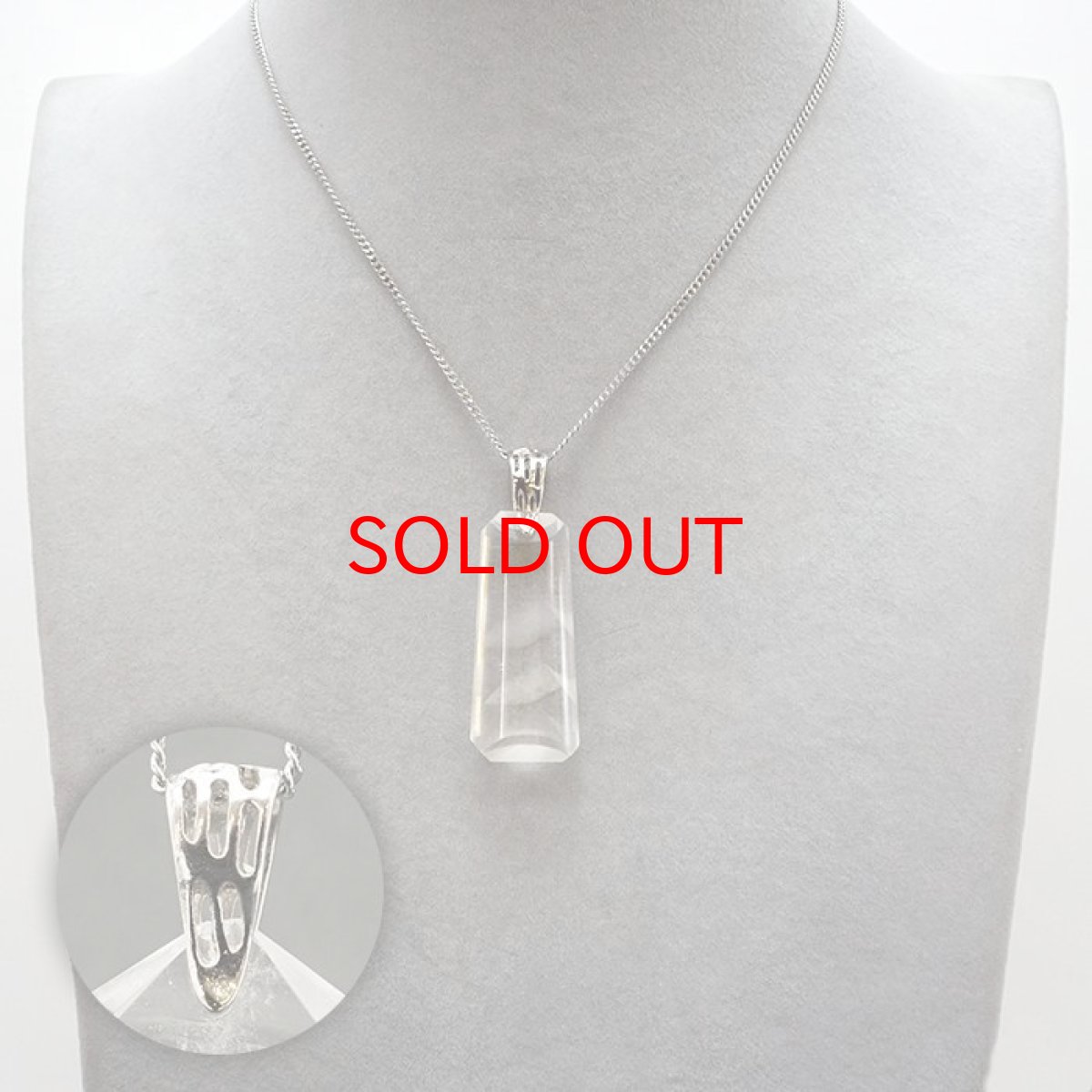 画像3: 【 一点もの 】 ホワイトファントム ペンダントトップ 真鍮 ブラジル産 水晶 日本製 ペンダント ネックレス トップ 天然石 パワーストーン カラーストーン (3)