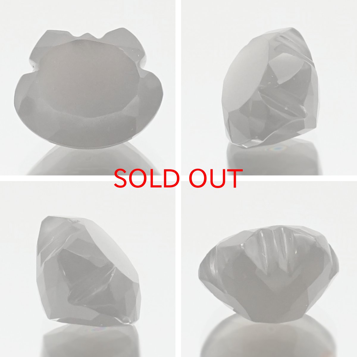 画像2: 猫カット グレームーンストーン ルース 2.9ct スリランカ産 ムーンストーン 猫 キャットカット ハンドメイド オリジナルアクセサリー 裸石 天然石 パワーストーン カラーストーン (2)