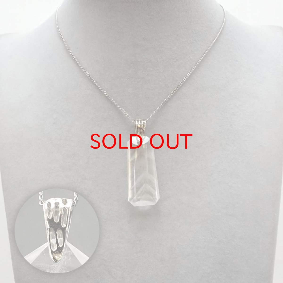 画像5: 【 一点もの 】 ホワイトファントム ペンダントトップ 真鍮 ブラジル産 水晶 日本製 ペンダント ネックレス トップ 天然石 パワーストーン カラーストーン (5)