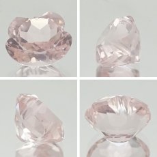 画像2: 猫カット ローズクォーツ ルース 3.0ct ブラジル産 猫 キャットカット ハンドメイド オリジナルアクセサリー 裸石 天然石 パワーストーン カラーストーン (2)