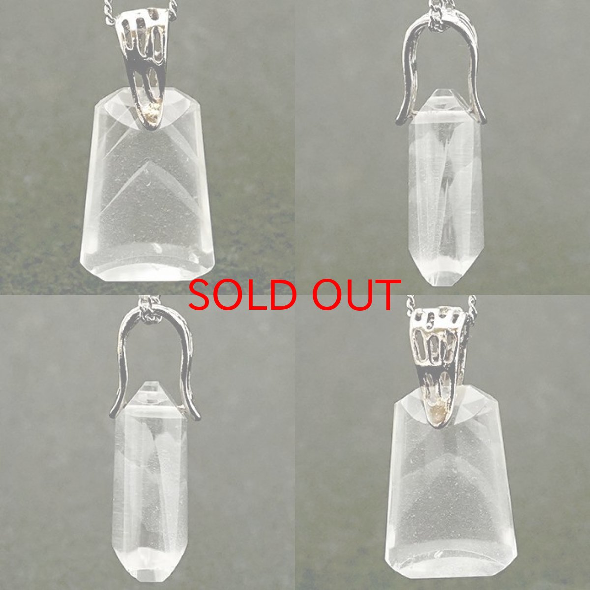 画像2: 【 一点もの 】 ホワイトファントム ペンダントトップ 真鍮 ブラジル産 水晶 日本製 ペンダント ネックレス トップ 天然石 パワーストーン カラーストーン (2)