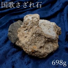 画像1: 【 一点物 】 国歌さざれ石 原石 岐阜県産 約698g national anthem of Japan stone 日本銘石 天然石 パワーストーン カラーストーン (1)