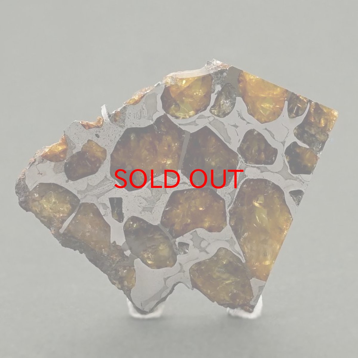 画像2: 【 一点物 】 イミラックパラサイト 隕石 12.49g チリ産 パラサイト Imilac Pallasite 鉄隕石 【 希少 】 原石 天然石 パワーストーン カラーストーン (2)