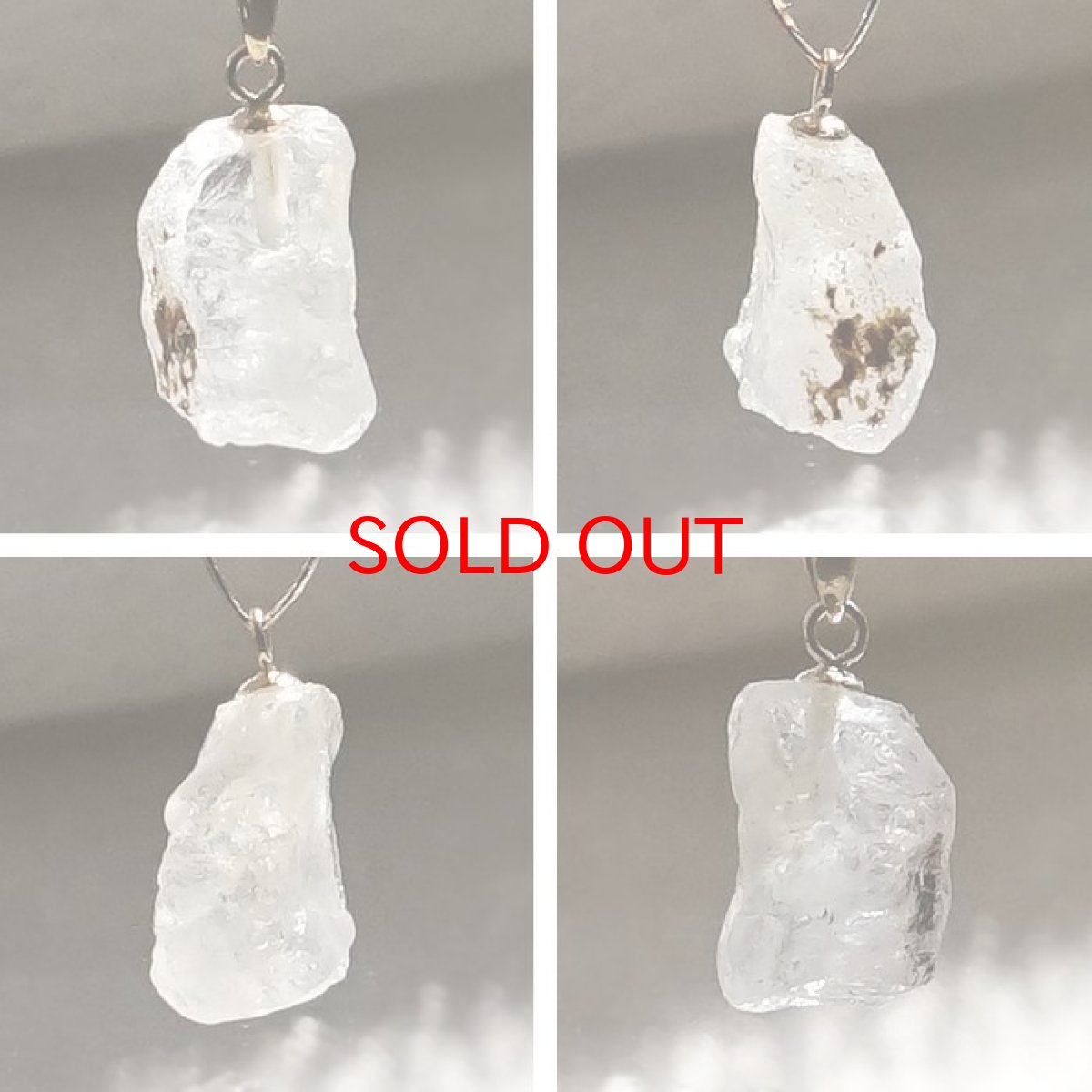 画像2: フェナカイト ラフ 原石 ペンダントトップ K18 3.7ct 日本製 【 1点もの 】ロシア産 ラフ原石 Phenakite 希少石 フェナス石 (2)