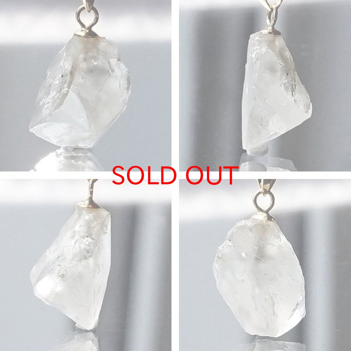 画像2: フェナカイト ラフ 原石 ペンダントトップ K18 3.0ct 日本製 【 1点もの 】ロシア産 ラフ原石 Phenakite 希少石 フェナス石 (2)