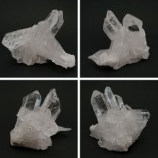 画像2: 【 一点もの 】 ゼッカデソーザ水晶 原石 クラスター 377g ブラジル・ゼッカデソーザ産 Zecadesouza Quartz 稀少石 浄化 天然石 パワーストーン カラーストーン (2)