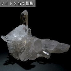 画像3: 【 一点もの 】 ゼッカデソーザ水晶 原石 クラスター 283g ブラジル・ゼッカデソーザ産 Zecadesouza Quartz 稀少石 浄化 天然石 パワーストーン カラーストーン (3)