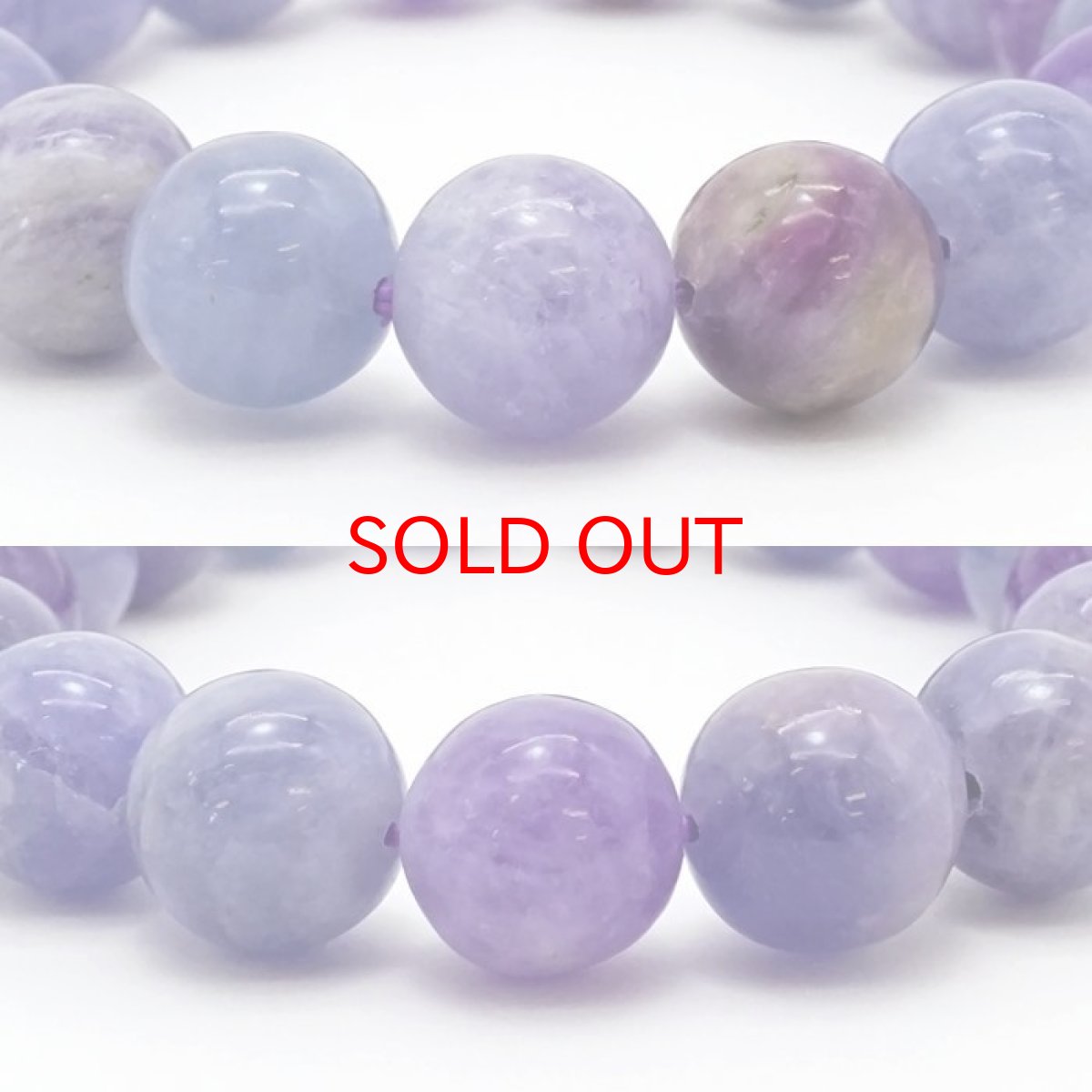 画像2: 【 一点もの 】 ハックマナイト ブレスレット 約11mm アフガニスタン産 Hackmanite ハックマン石 ブレス お守り 浄化 天然石 パワーストーン カラーストーン (2)