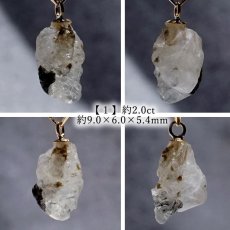 画像2: フェナカイト ラフ 原石 約2.0ct ペンダントトップ K18 日本製 【 1点もの 】 ロシア産 ラフ原石 Phenakite 希少石 フェナス石 鉱物 pendant ネックレス 【 送料無料 】パワーストーン 浄化 お守り 天然石 カラーストーン (2)