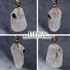 画像5: フェナカイト ラフ 原石 約1.7ct ペンダントトップ K18 日本製 【 1点もの 】 ロシア産 ラフ原石 Phenakite 希少石 フェナス石 鉱物 pendant ネックレス 【 送料無料 】パワーストーン 浄化 お守り 天然石 カラーストーン (5)