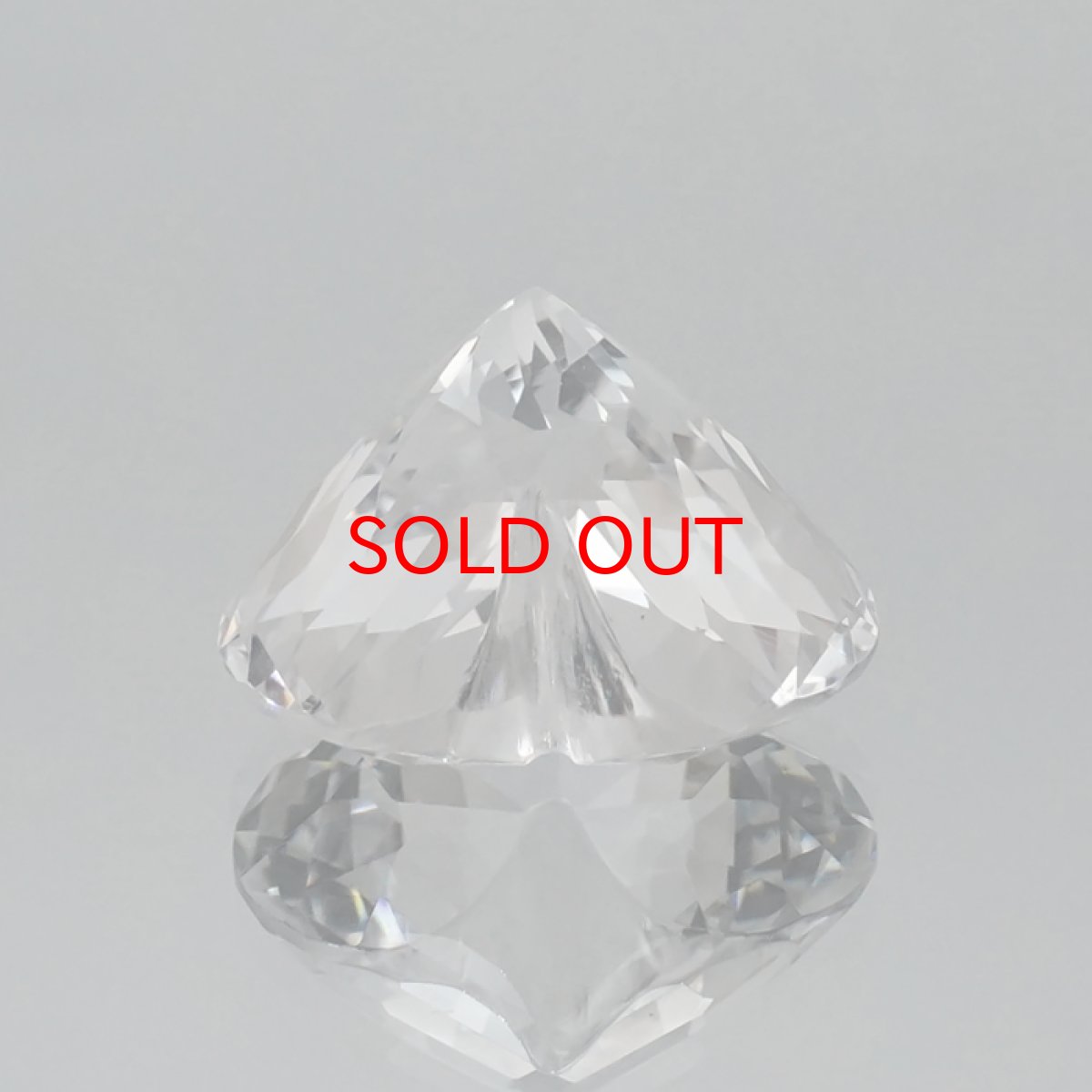 画像3: 【 国産天然石 】 山梨県産 乙女水晶 ルース 11.5ct ハートカット 水晶 【 一点もの 】 天然石 パワーストーン カラーストーン (3)