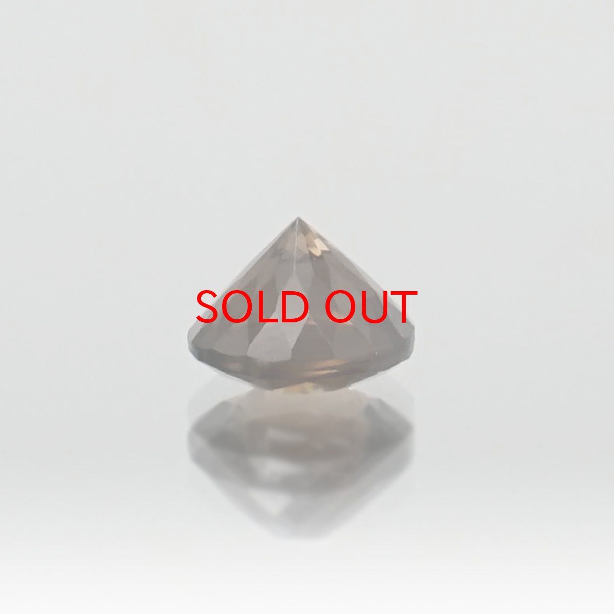 画像3: 【 国産天然石 】 滋賀県産 スモーキークォーツ ルース 1.1ct ラウンドカット 煙水晶 【 一点もの 】 天然石 パワーストーン カラーストーン (3)