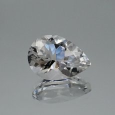 画像3: 【 国産天然石 】 山梨県産 乙女水晶 ルース 6.0ct ペアーシェイプカット 水晶 【 一点もの 】 天然石 パワーストーン カラーストーン (3)