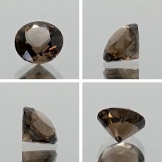 画像2: 【 国産天然石 】 滋賀県産 スモーキークォーツ ルース 0.4ct ラウンドカット 煙水晶 【 一点もの 】 天然石 パワーストーン カラーストーン (2)