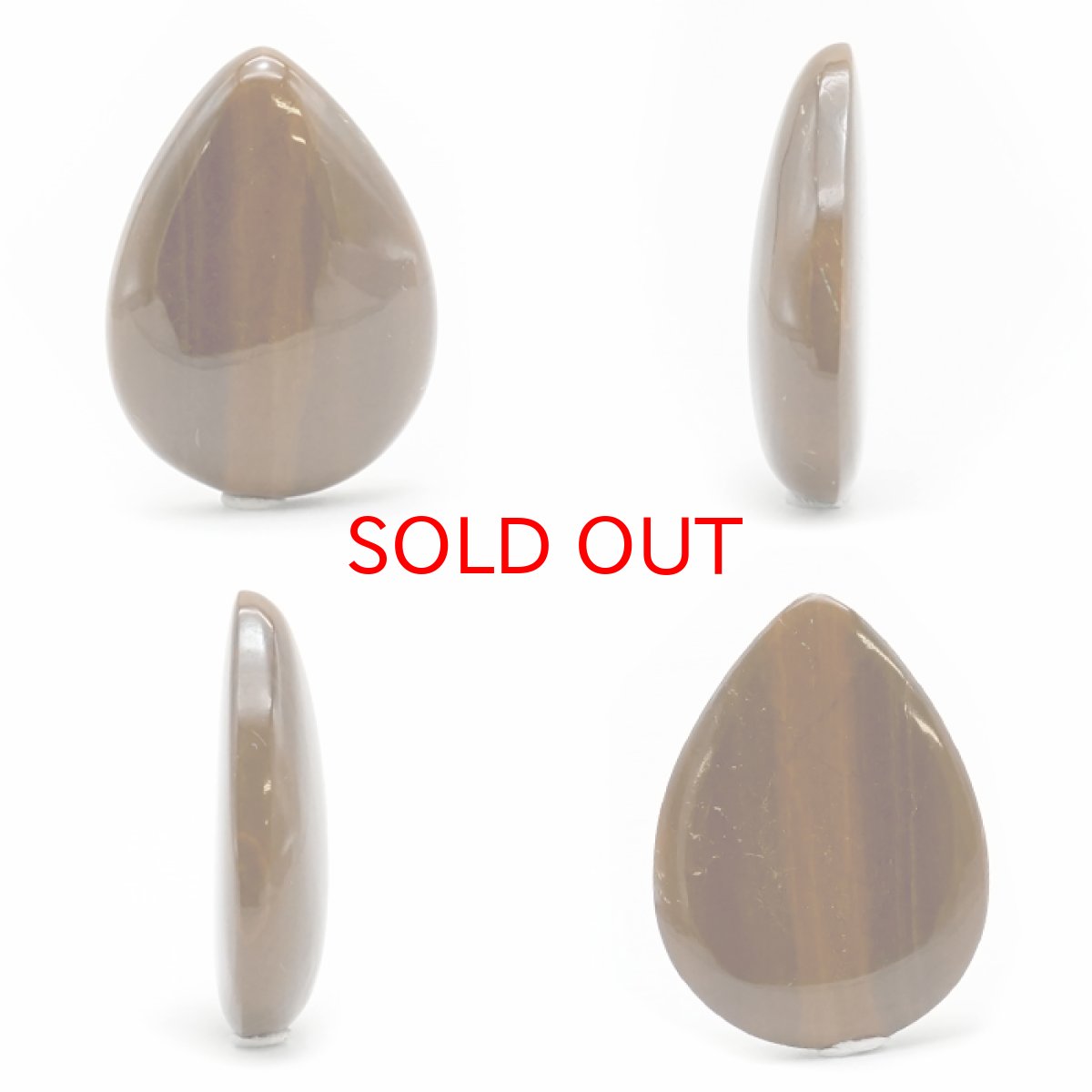 画像2: 【 国産天然石 】 長崎県 アイアンオパール ルース 11.3ct オパール 【 一点もの 】 天然石 パワーストーン カラーストーン (2)