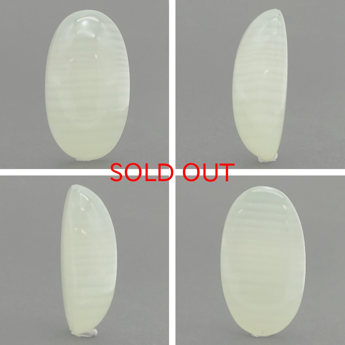 画像2: 【 一点もの 】 ゼブラカルサイト ルース 29.9ct パキスタン産 Zebra Calcite カルサイト 希少石 レア 天然石 パワーストーン カラーストーン (2)