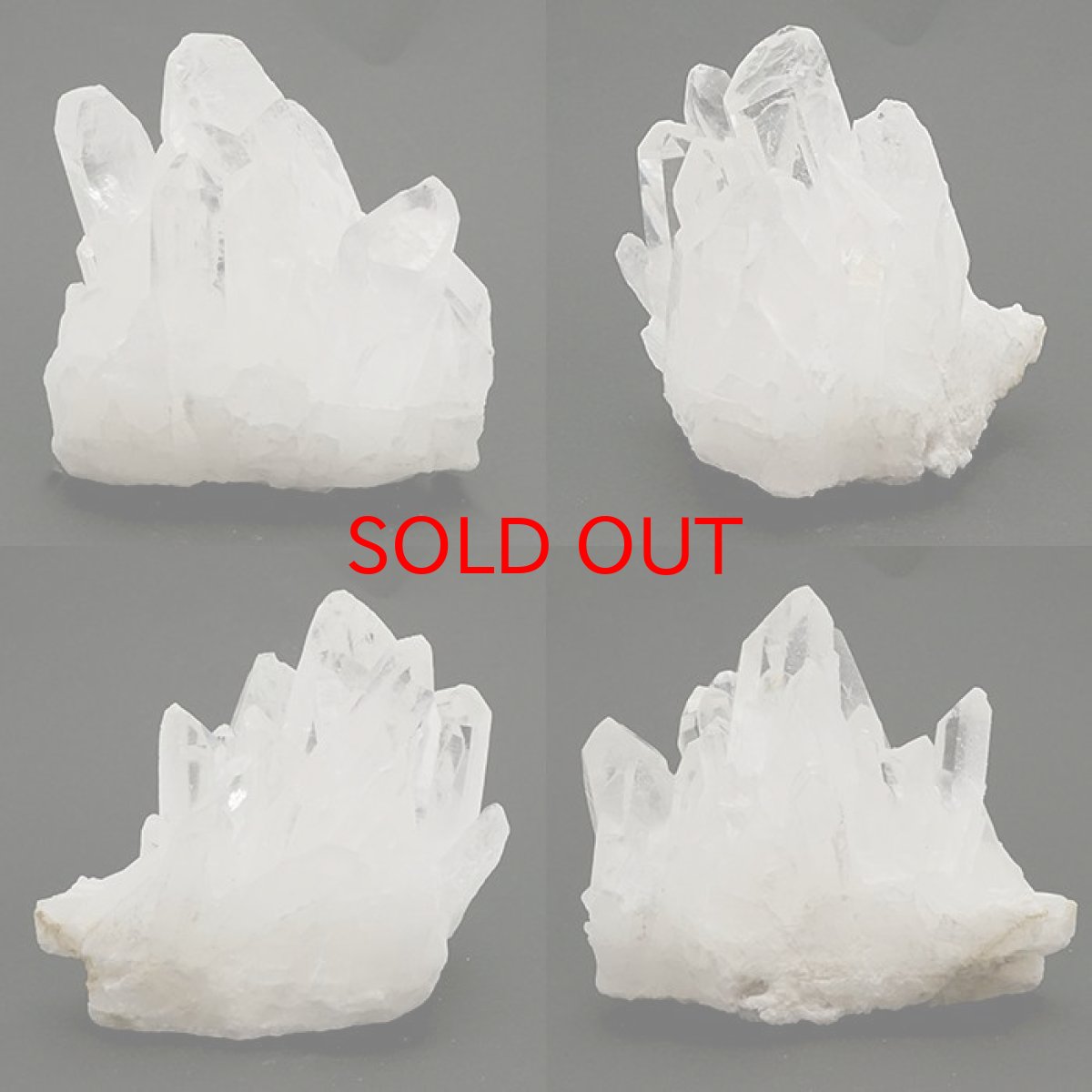 画像2: 【 一点もの 】 水晶 クラスター 734.1g 中国四川産 Quartz 原石 裸石 稀少石 浄化 天然石 パワーストーン カラーストーン (2)