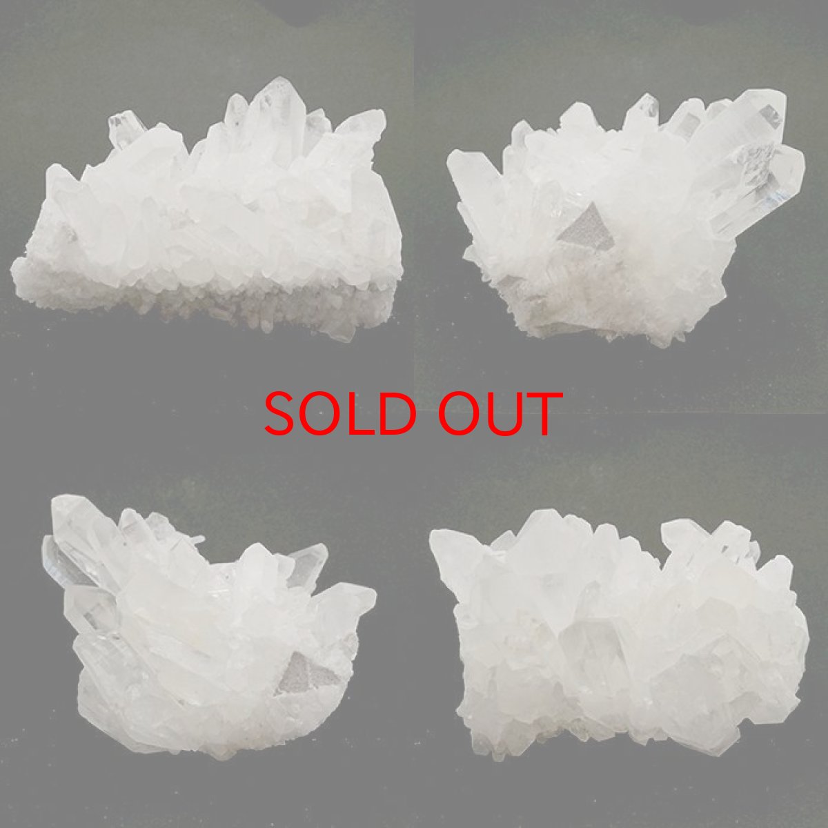 画像2: 【 一点もの 】 水晶 クラスター 686.7g 中国四川産 Quartz 原石 裸石 稀少石 浄化 天然石 パワーストーン カラーストーン (2)