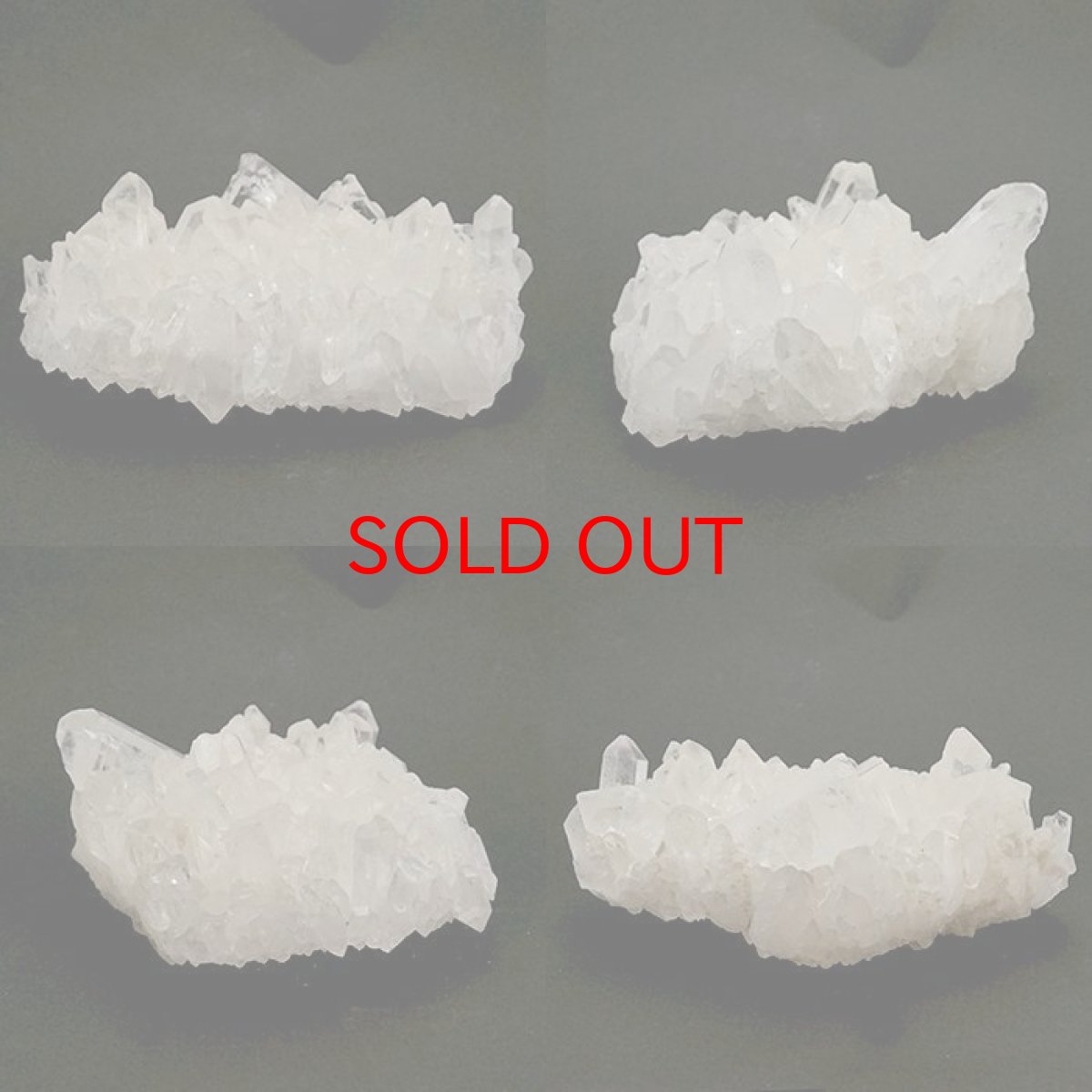 画像2: 【 一点もの 】 水晶 クラスター 693.8g 中国四川産 Quartz 原石 裸石 稀少石 浄化 天然石 パワーストーン カラーストーン (2)