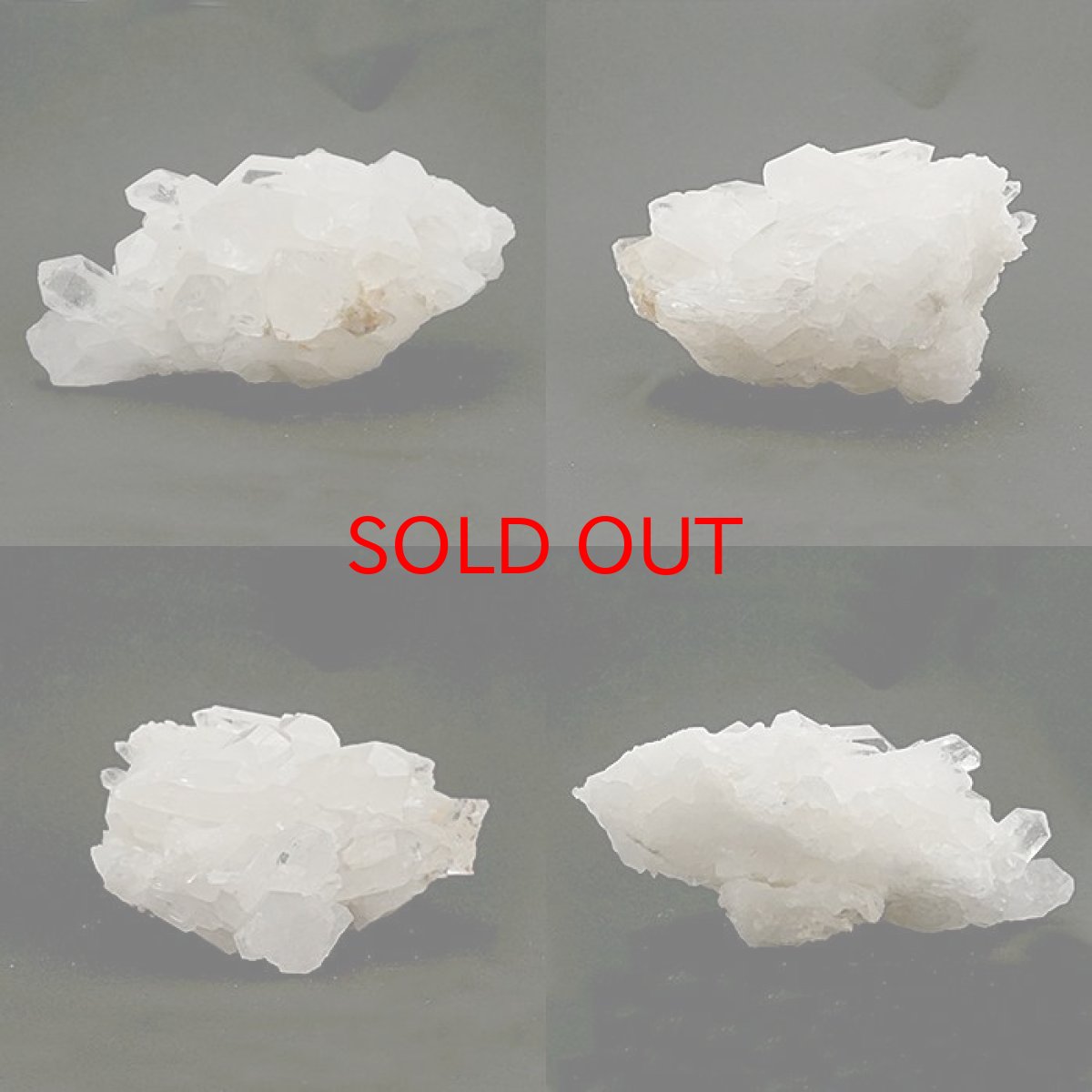 画像2: 【 一点もの 】 水晶 クラスター 643.8g 中国四川産 Quartz 原石 裸石 稀少石 浄化 天然石 パワーストーン カラーストーン (2)