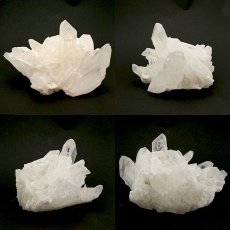 画像2: 【 一点もの 】 水晶 クラスター 634.1g 中国四川産 Quartz 原石 裸石 稀少石 浄化 天然石 パワーストーン カラーストーン (2)